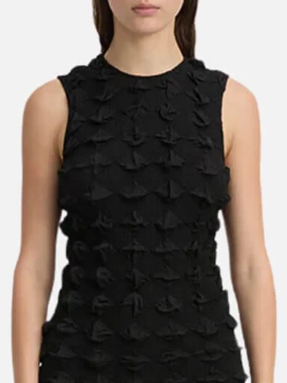 Round Neck Sleeveless Dress