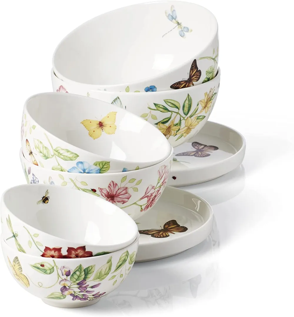 Lenox 865075 Butterfly Meadow 28-Piece Dinnerware Set