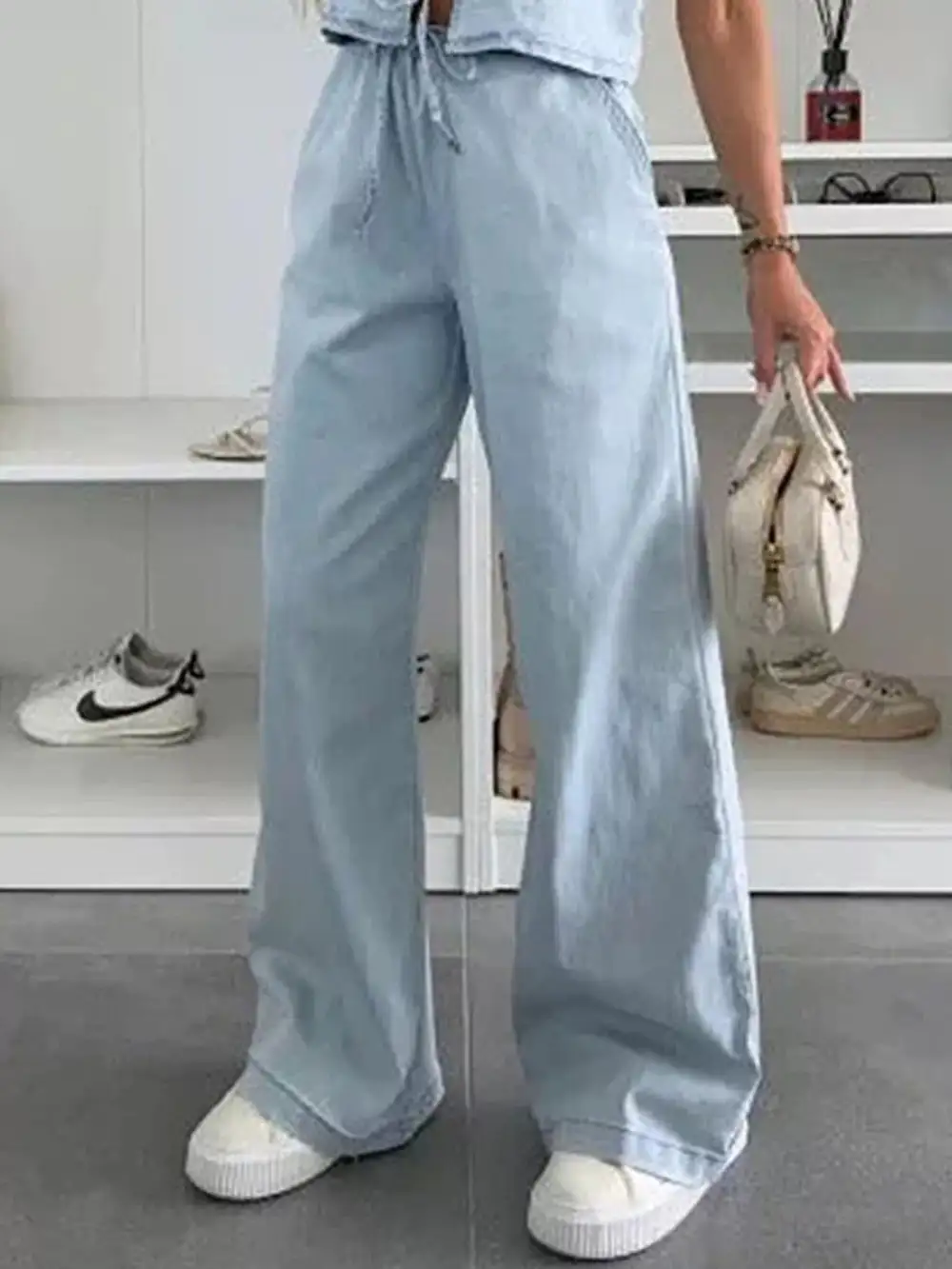 Denim Tie Set