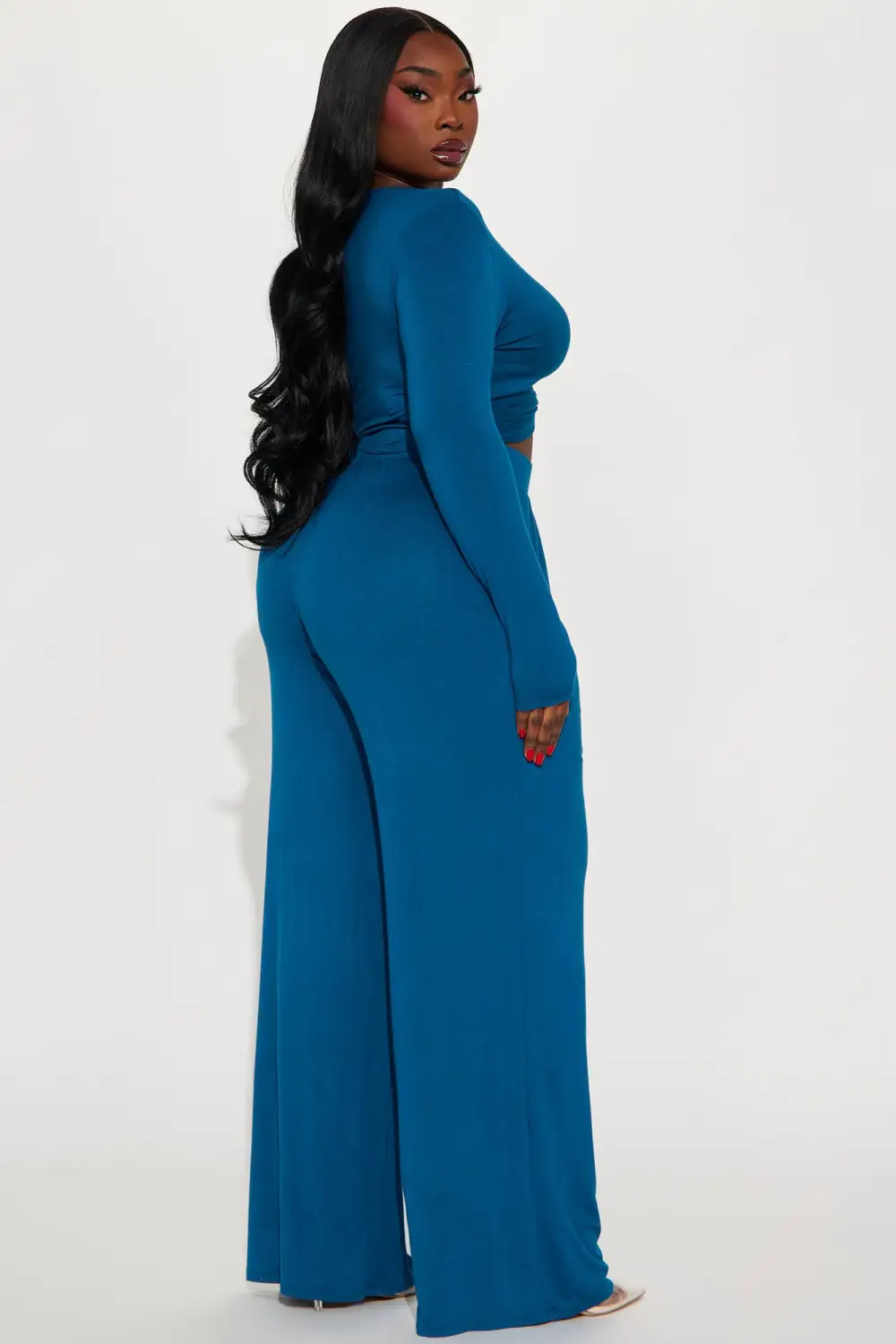 Rebecca Pant Set - Teal