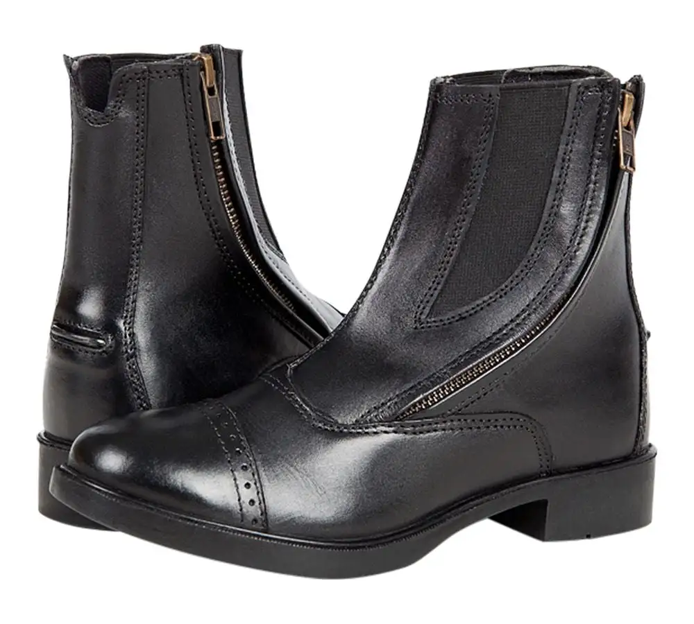 Timeless Zip Leather Paddock Boots