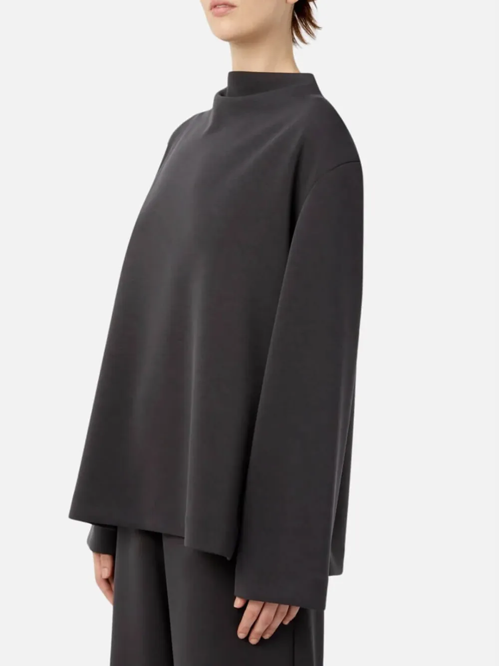 Mock Neck Long Sleeve Top