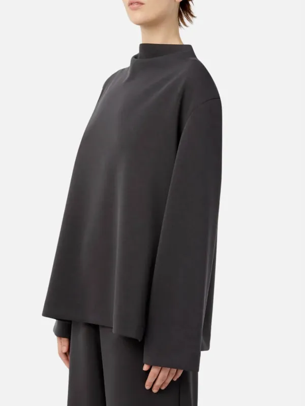 Mock Neck Long Sleeve Top