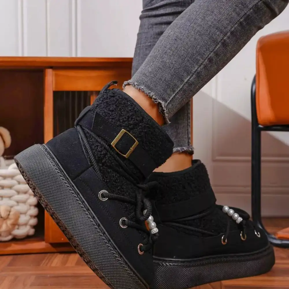 Classic Lace-Up Platform Boots