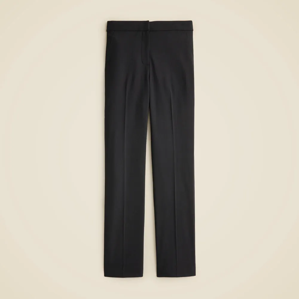 In Bi-Stretch Wool Blend Full-Length Pants