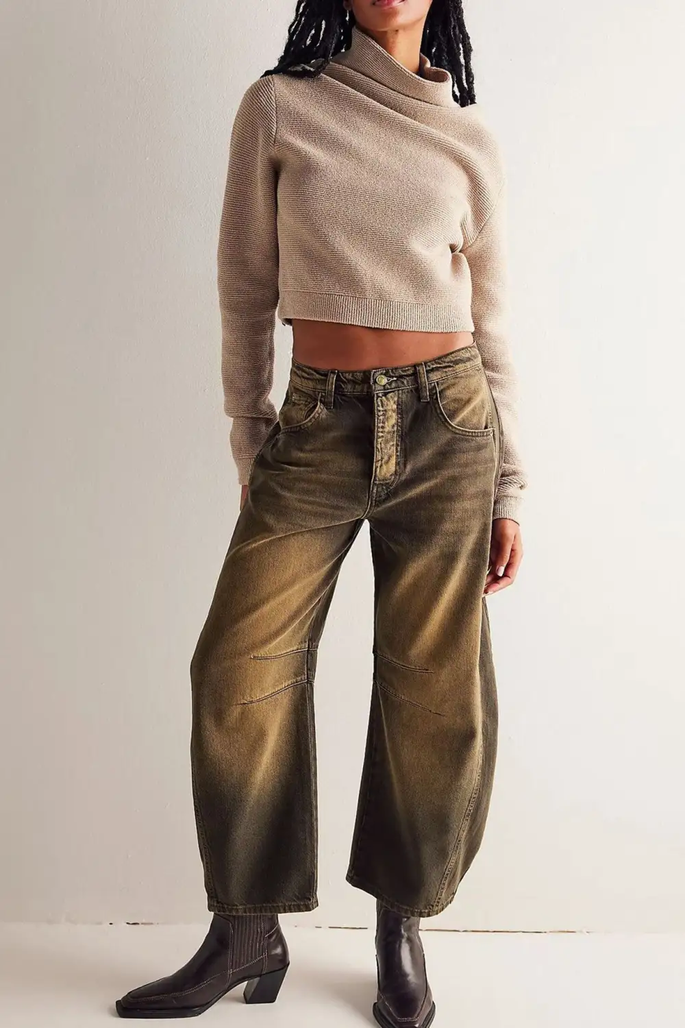 Balloon Leg Relaxed Jeans