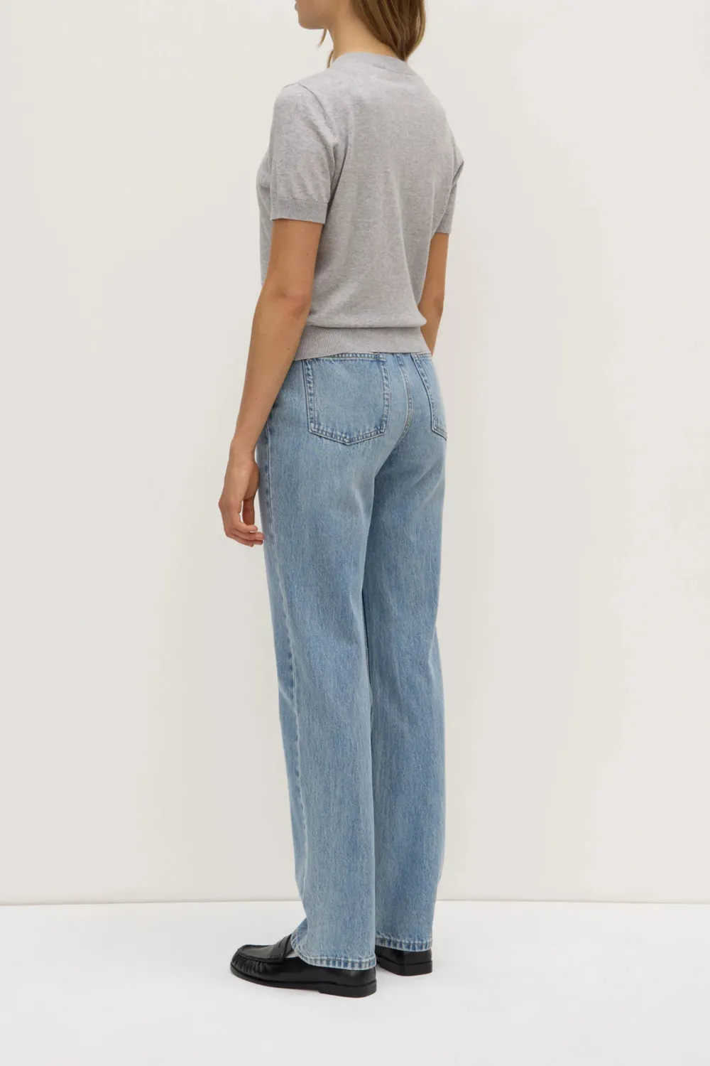 Ribbed Short Sleeved Pullover