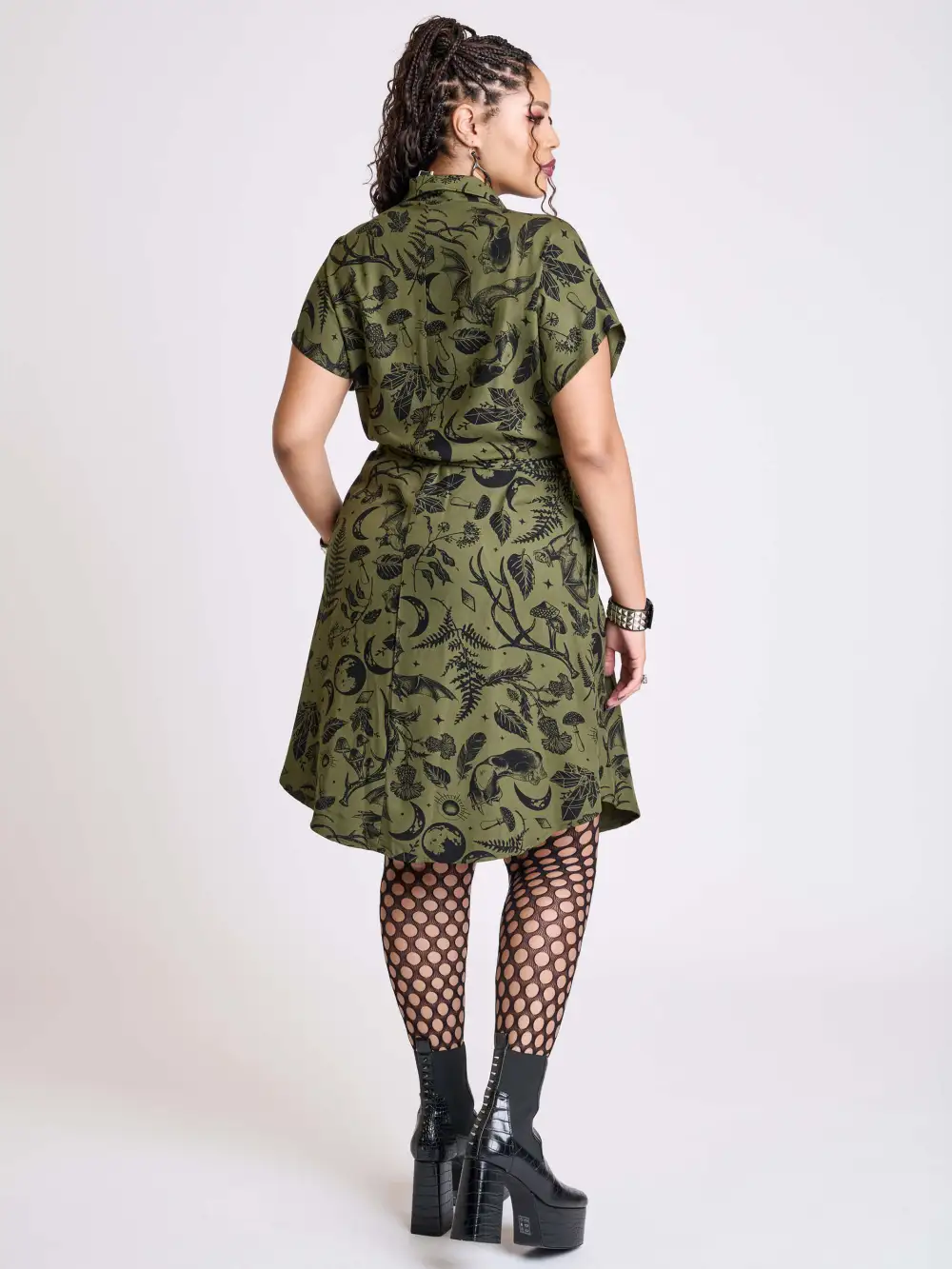 Garden Witch Shirt Dress