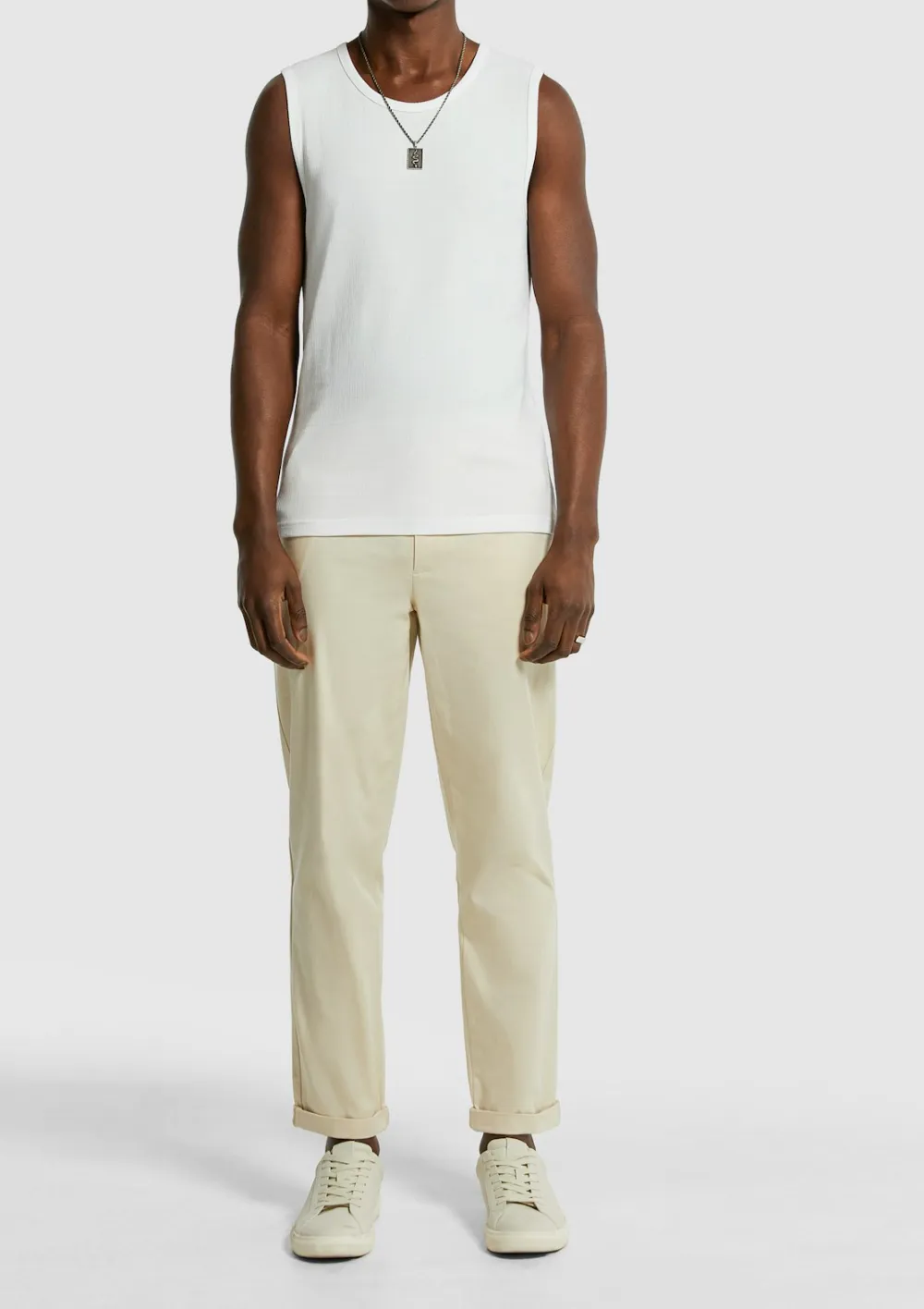 Knit Sleeveless Muscle Tank