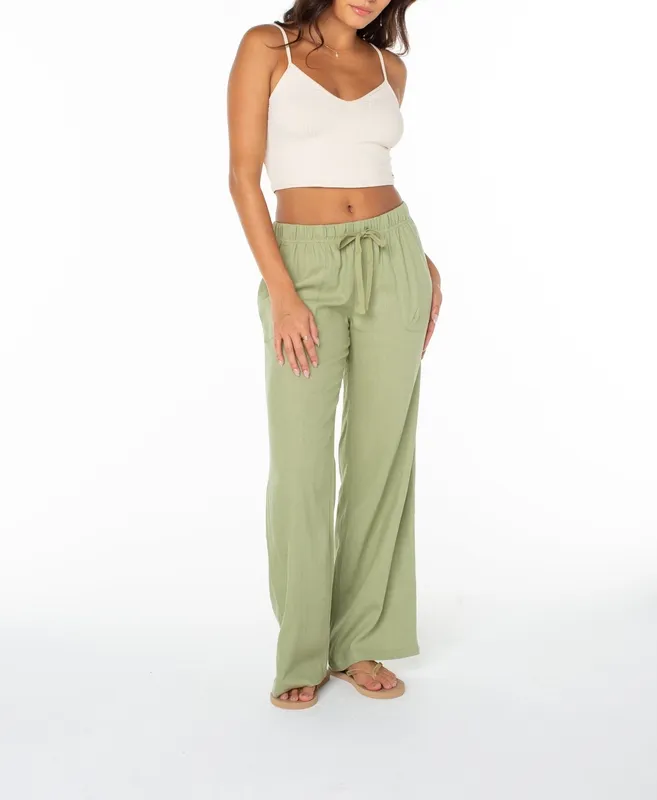 Clean Pull On Wide Leg Pants