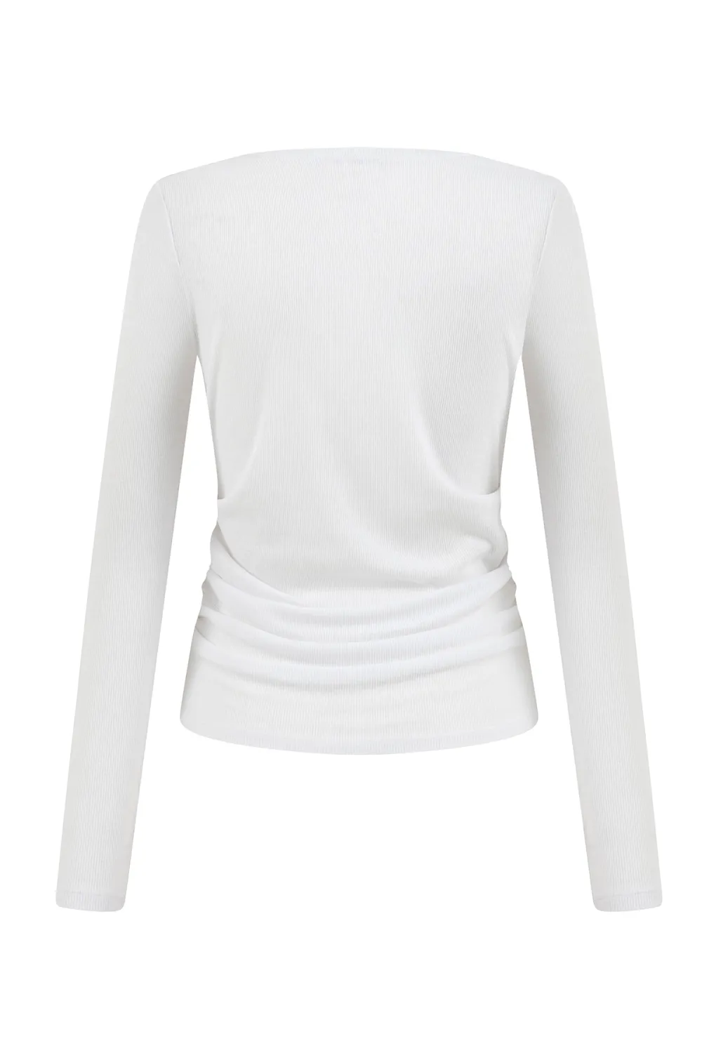 Long Sleeve Top-White