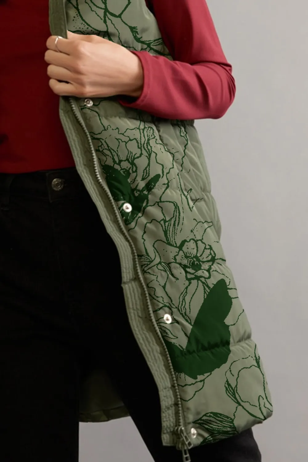 Marian Long Puffer Vest