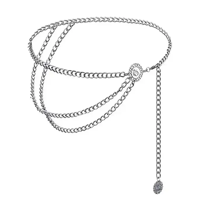 Vintage Style Coin Layered Chain