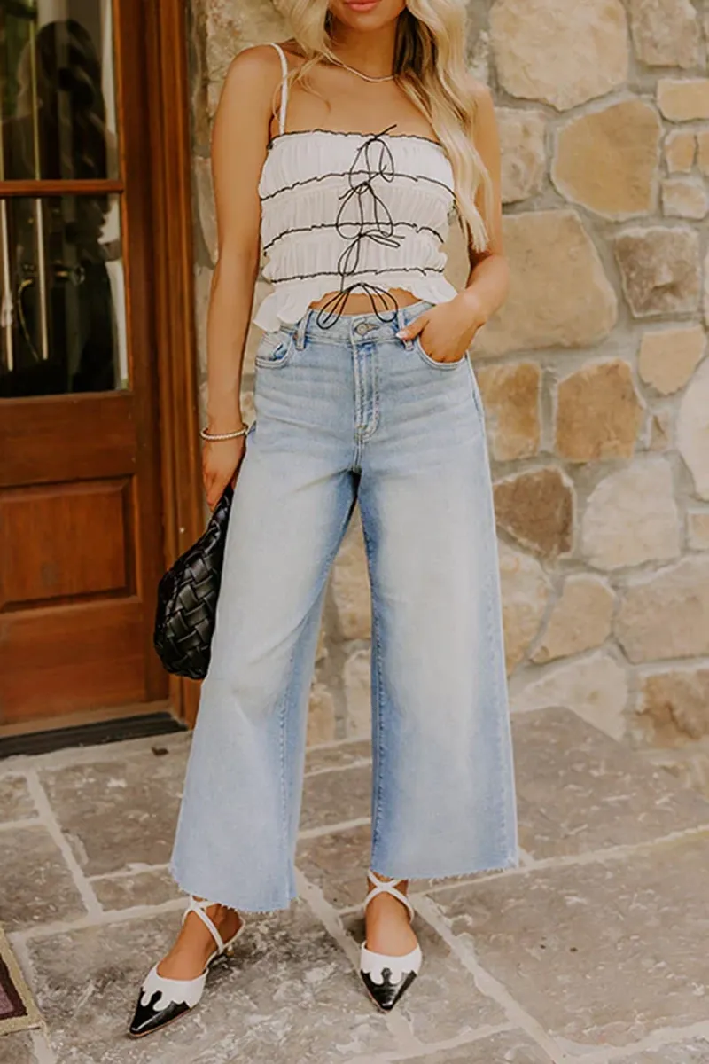 Smart Casual Casual Long Jeans