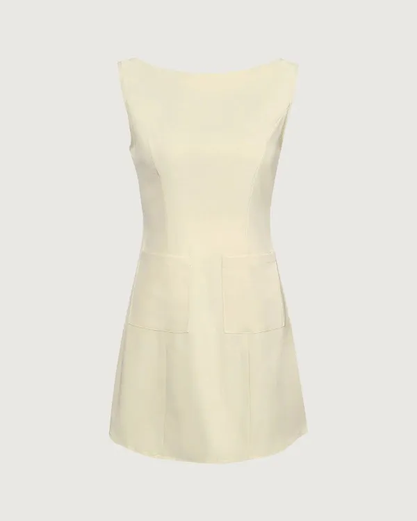Slight Stretch Champagne Dress