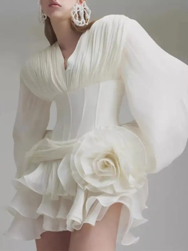 Ruffle Mini Dress