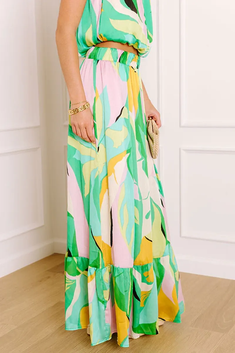 Casual Ruffled Loose Women's Skirt