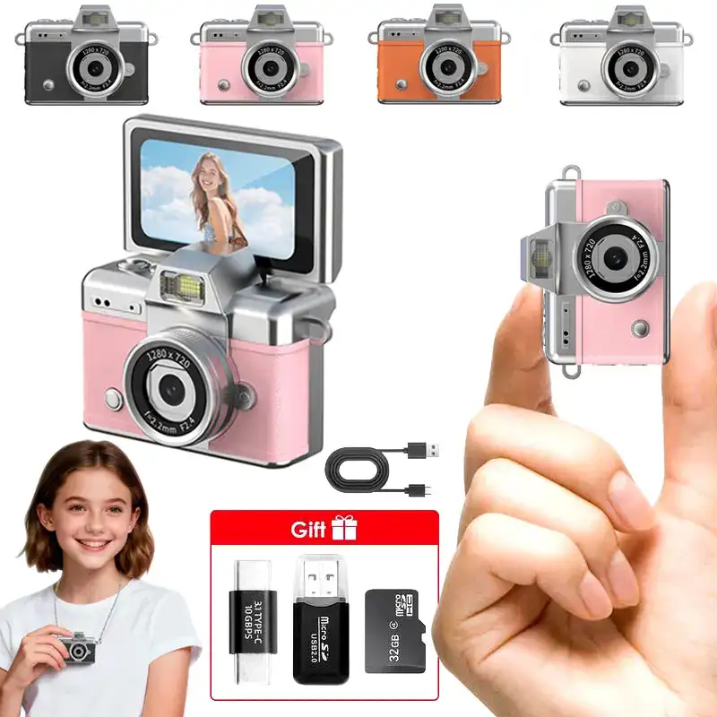 Ultra-Compact Retro Pocket Camera