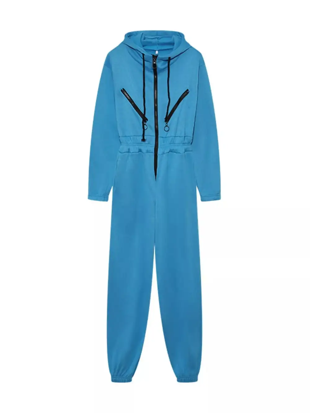 Hooded Zip Jumpsuit