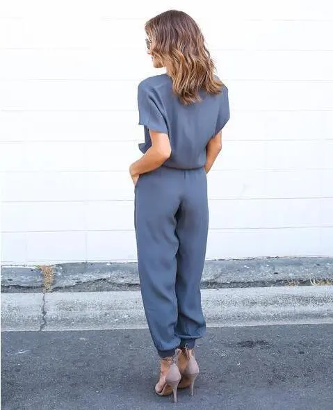 Casual Comfort American-Style Cotton Jumpsuit