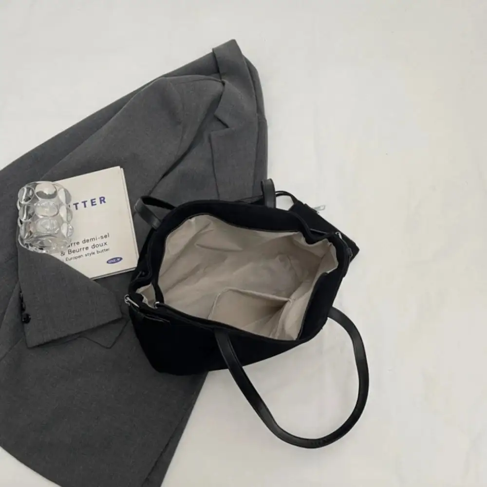Urban-Inspired PU Suede Tote Bag Minimalist Chic