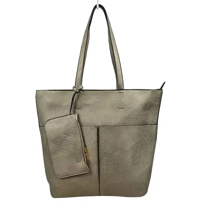 Vegan Leather Soft Tote Bag