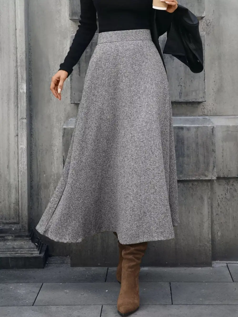 Line Line Midi Skirt