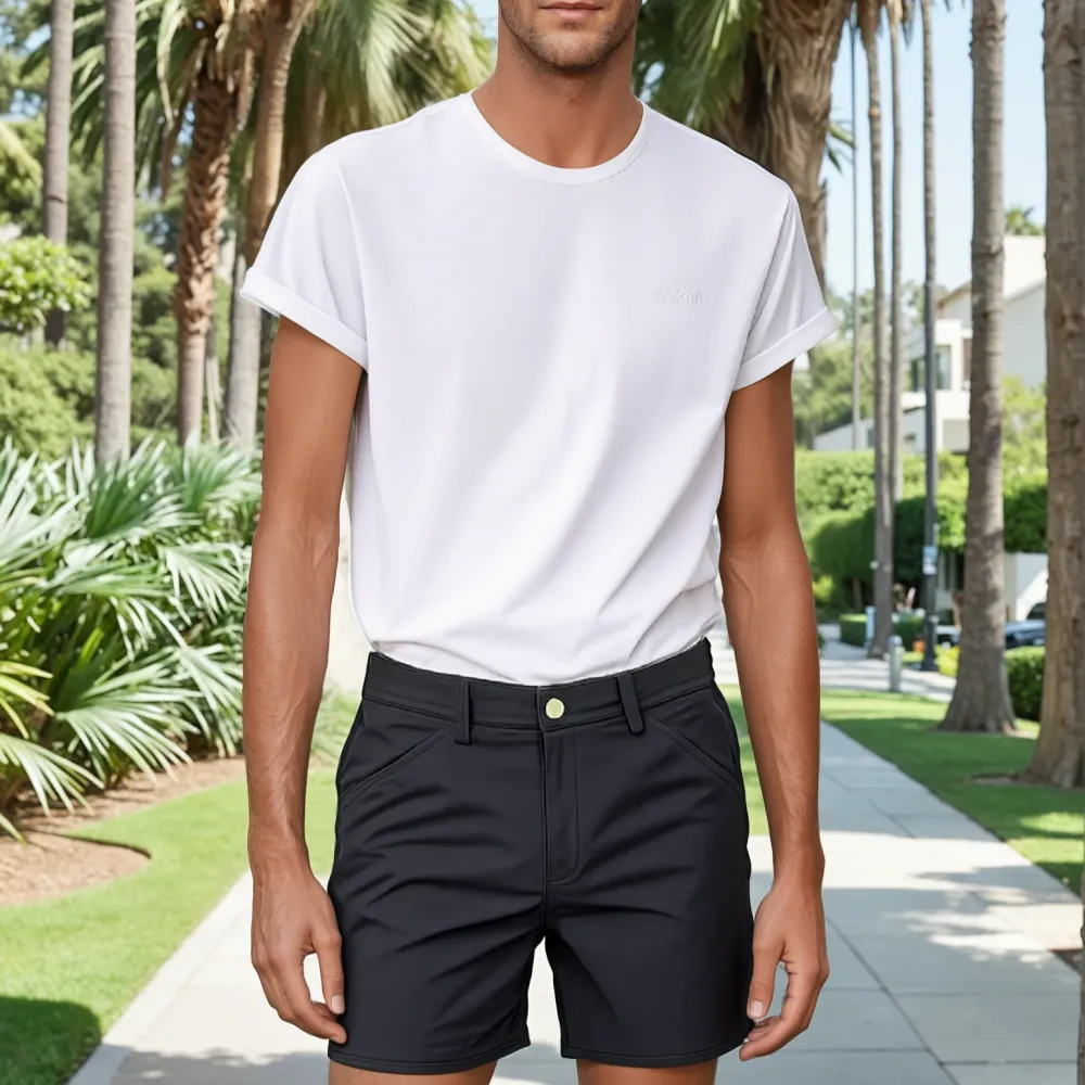 Minimal Stretch Business Casual Casual Shorts