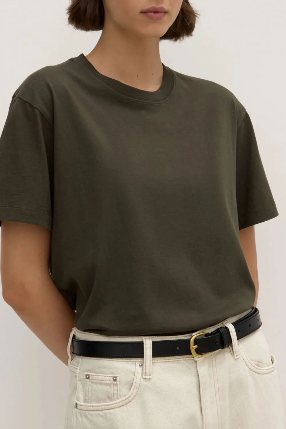 Pure Organic Cotton Round Neck Women's T-Shirt