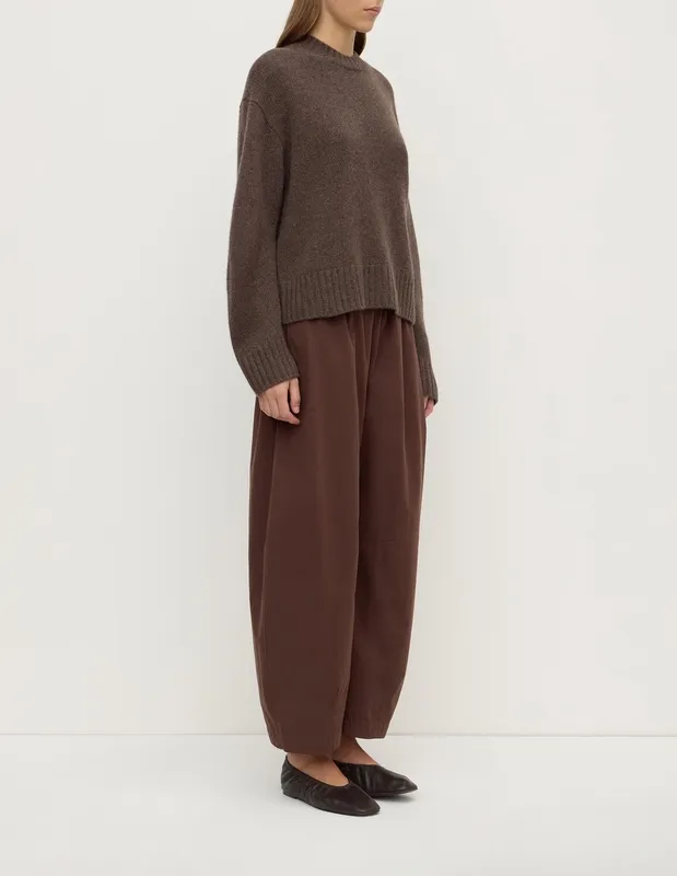 Ganache Marle Cashmere Crew-Neck Knit Sweater