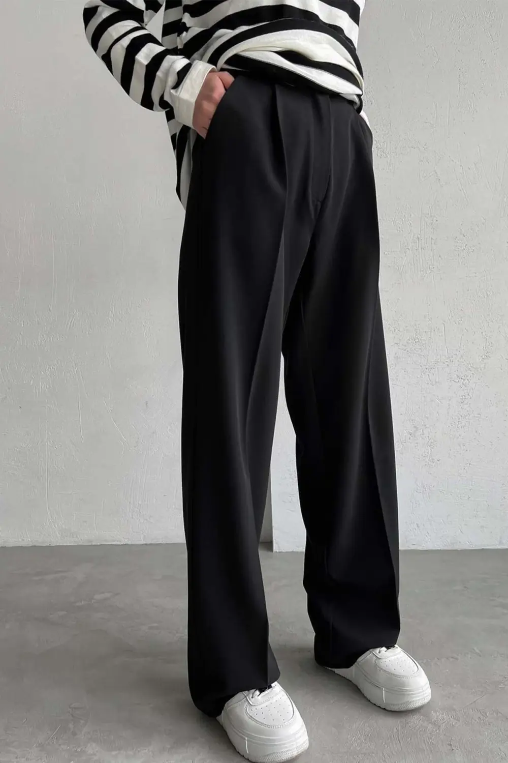 Tailored Straight Leg Pants