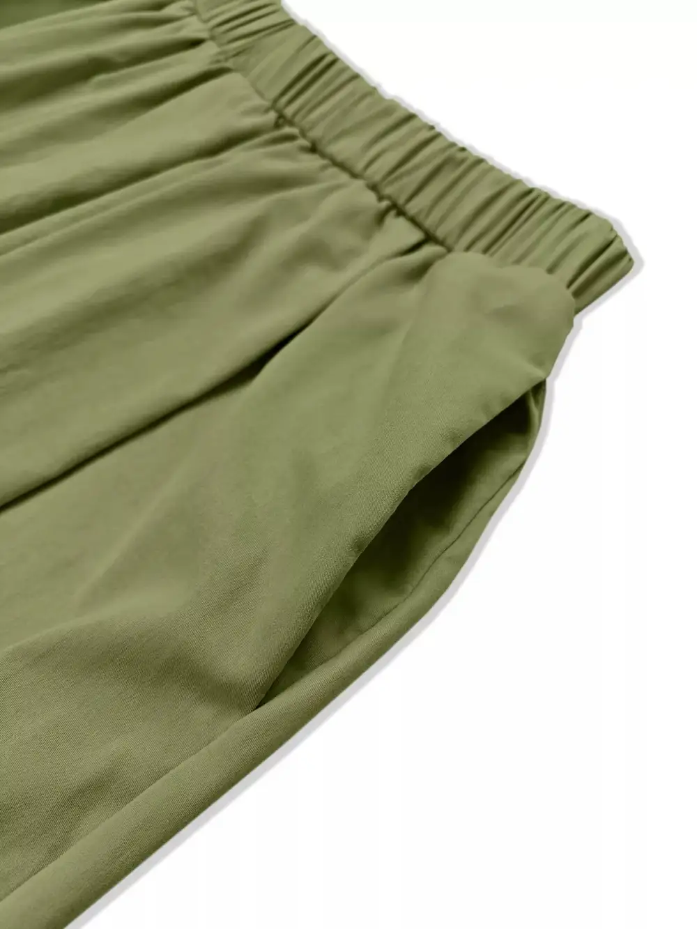 Wide Leg Pleated Detail Pants