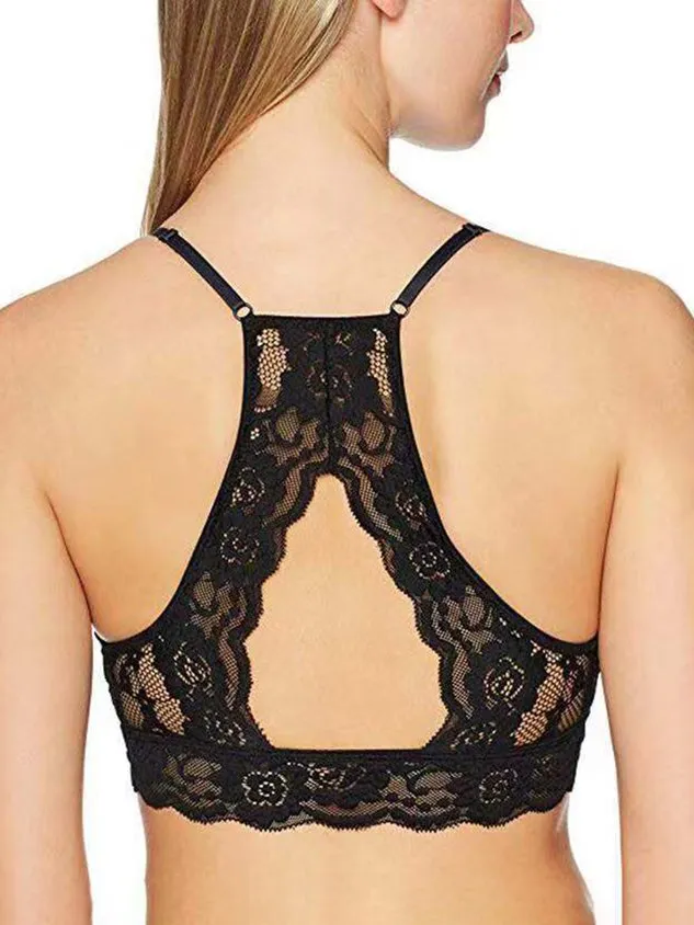 Women's Breathable Sexy Lace Beautiful Back Sling  Bra & Bralette