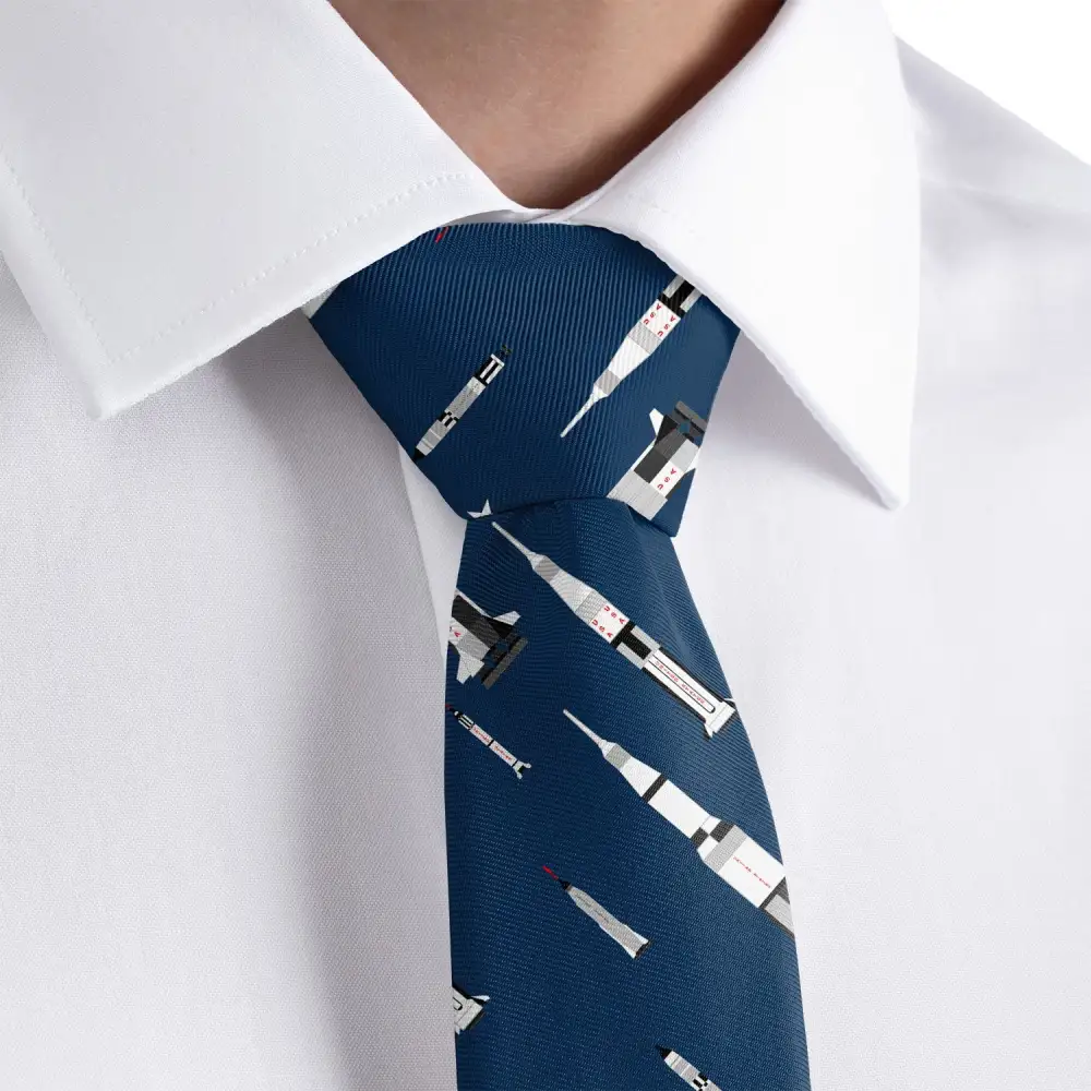 Refined Space Design Necktie