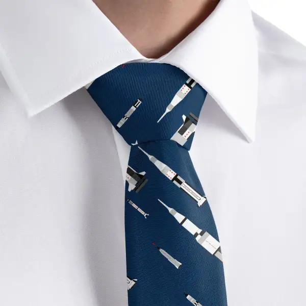 Refined Space Design Necktie