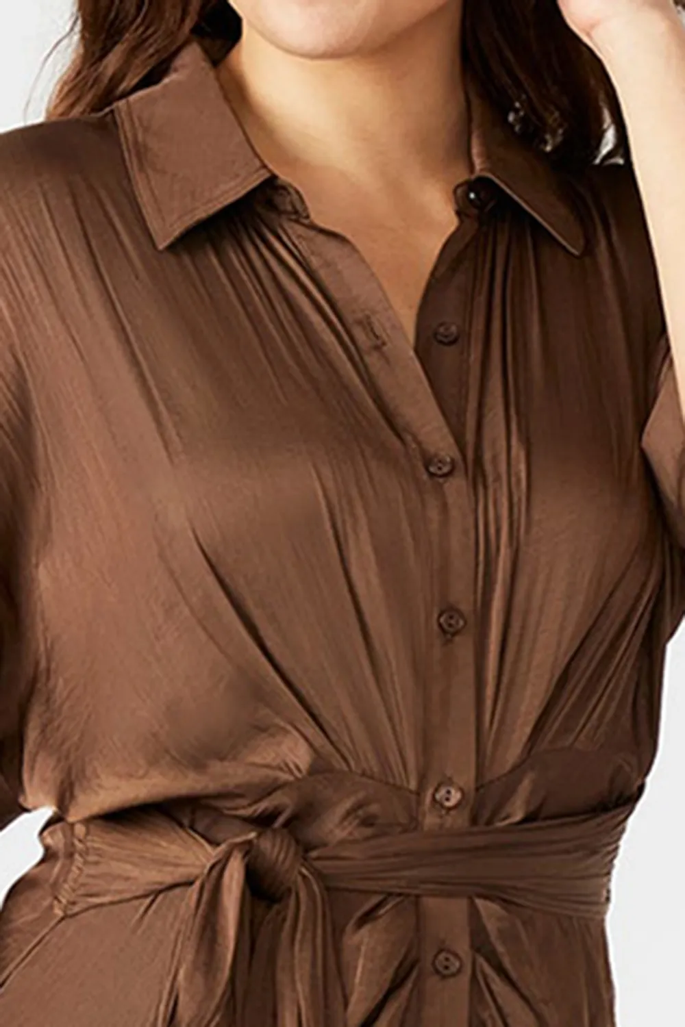HIGH-LOW HEM DRESS BLACK