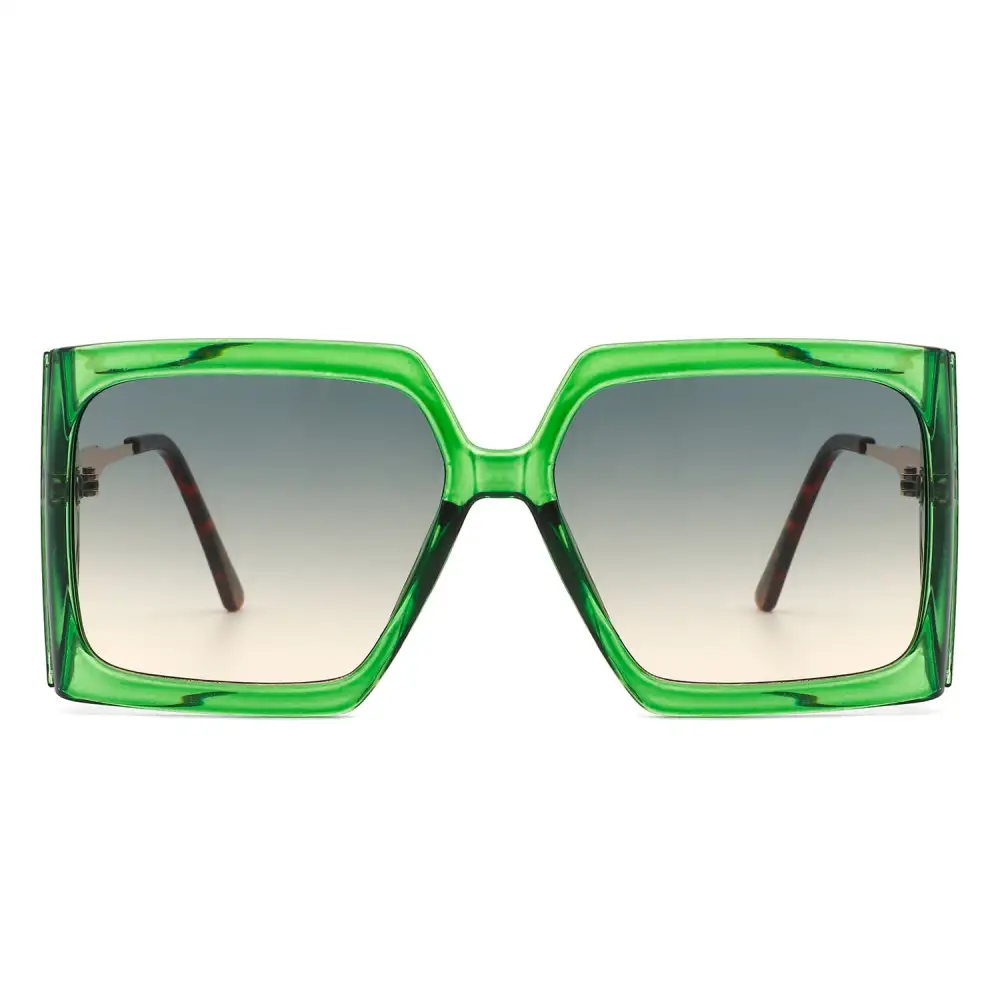 Knotted Square Frame Sunglasses