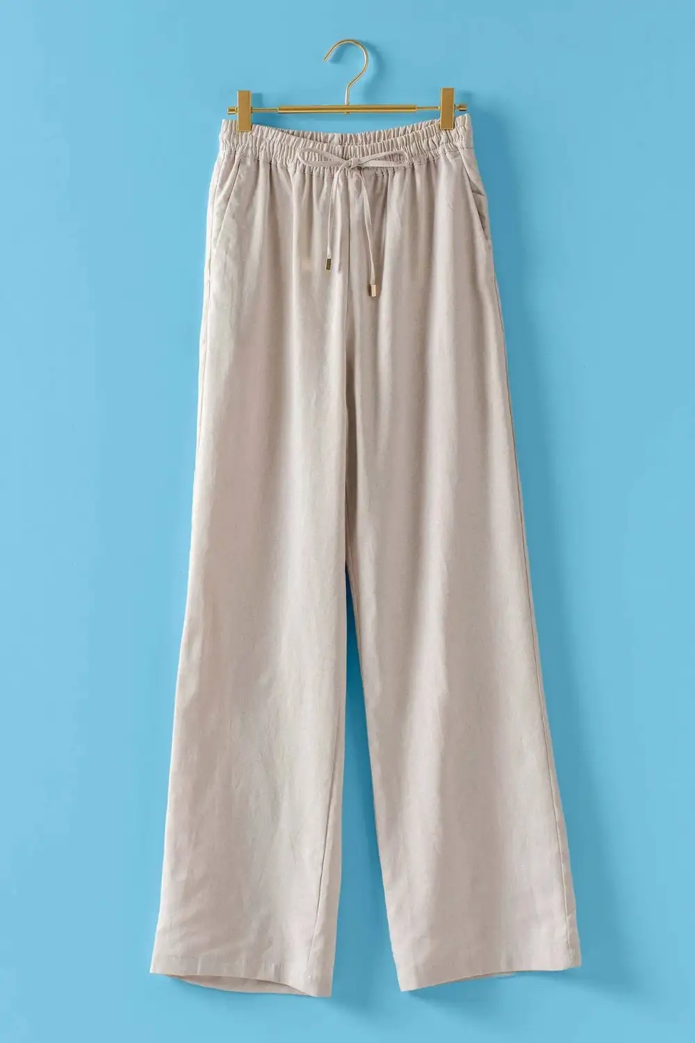 Linen Drawstring Everyday Pants
