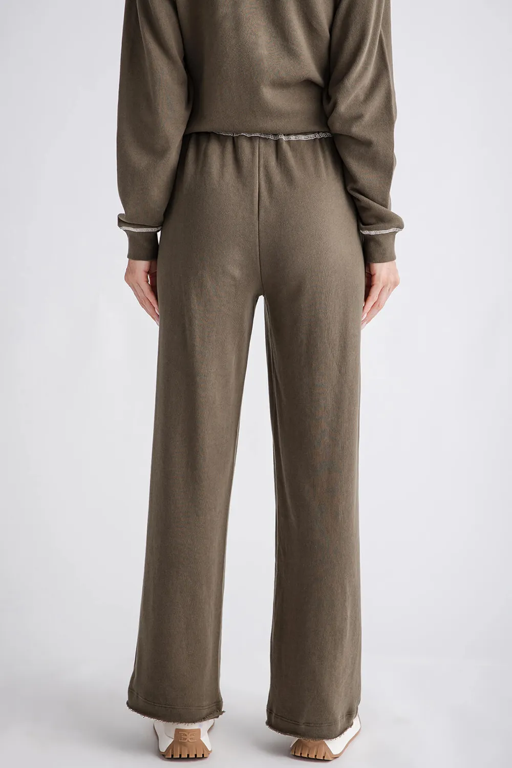 Z Supply Huntington French Terry Sweatpants - oatmeal heather