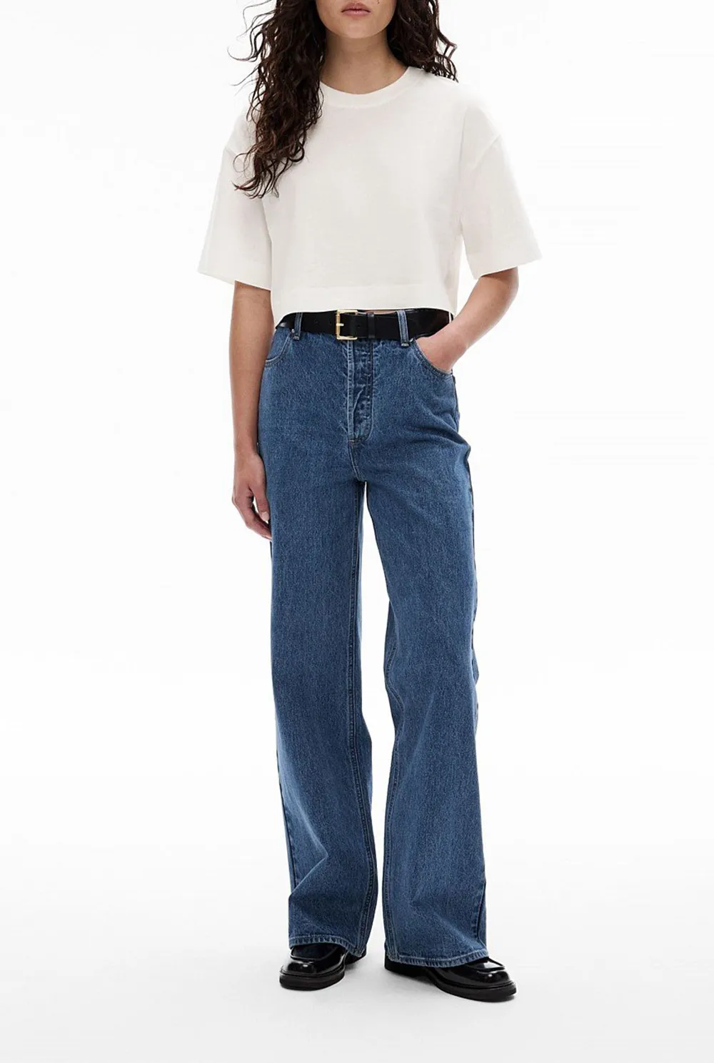 Black Short-Sleeved Casual T-Shirt