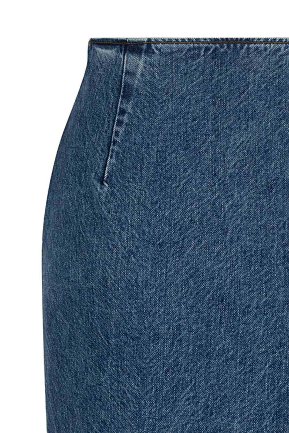 Denim Skirt-Deep Blue