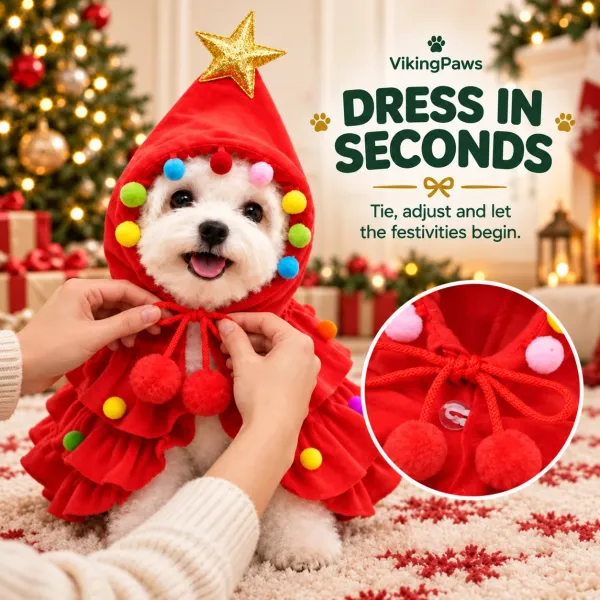Turn Your Pet Into a Christmas Tree! 🐶 Funny Holiday Pet Outfit