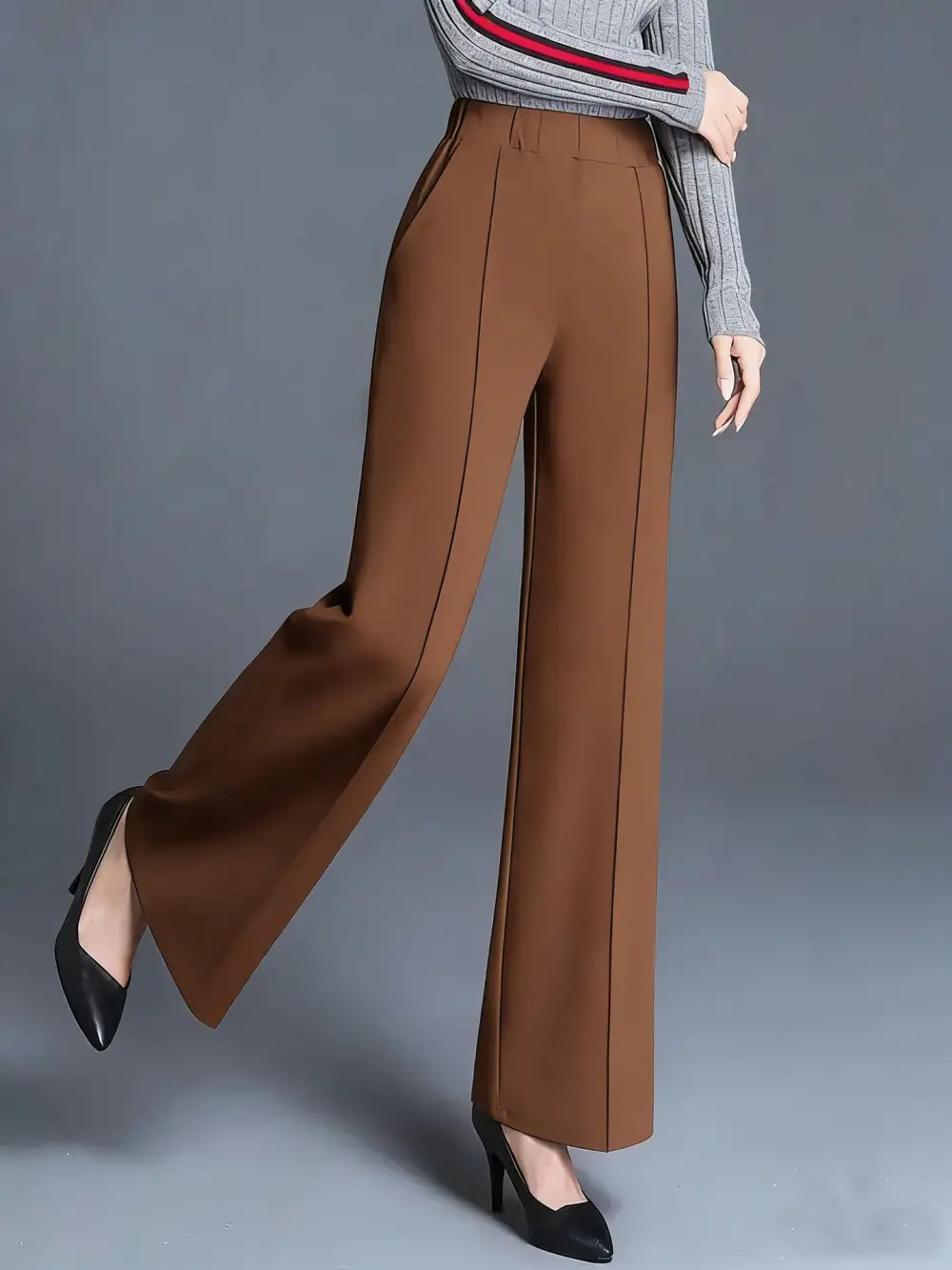 High Waisted Wide Leg Pants