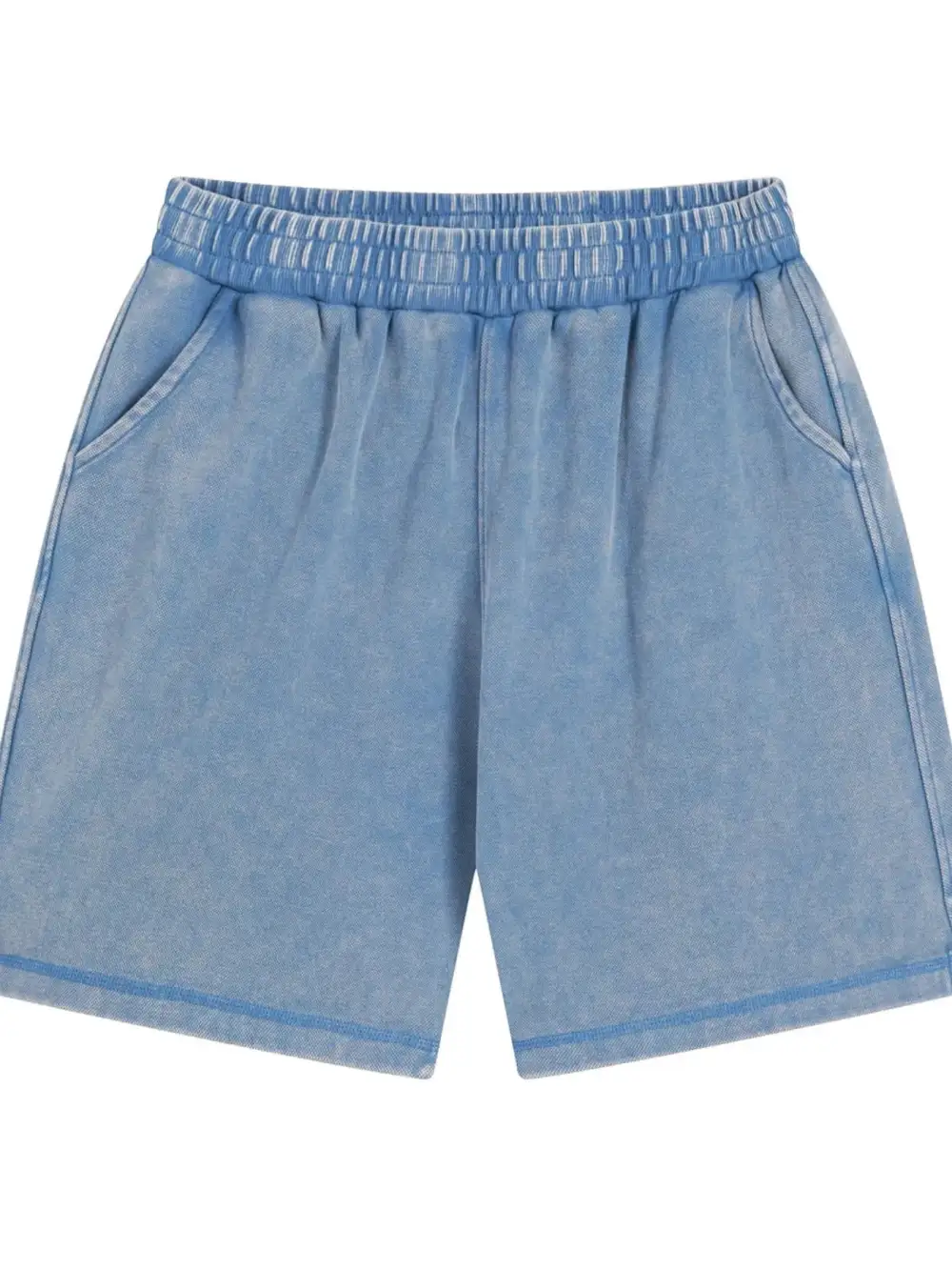 Cotton Blend Easy Waist Casual Shorts