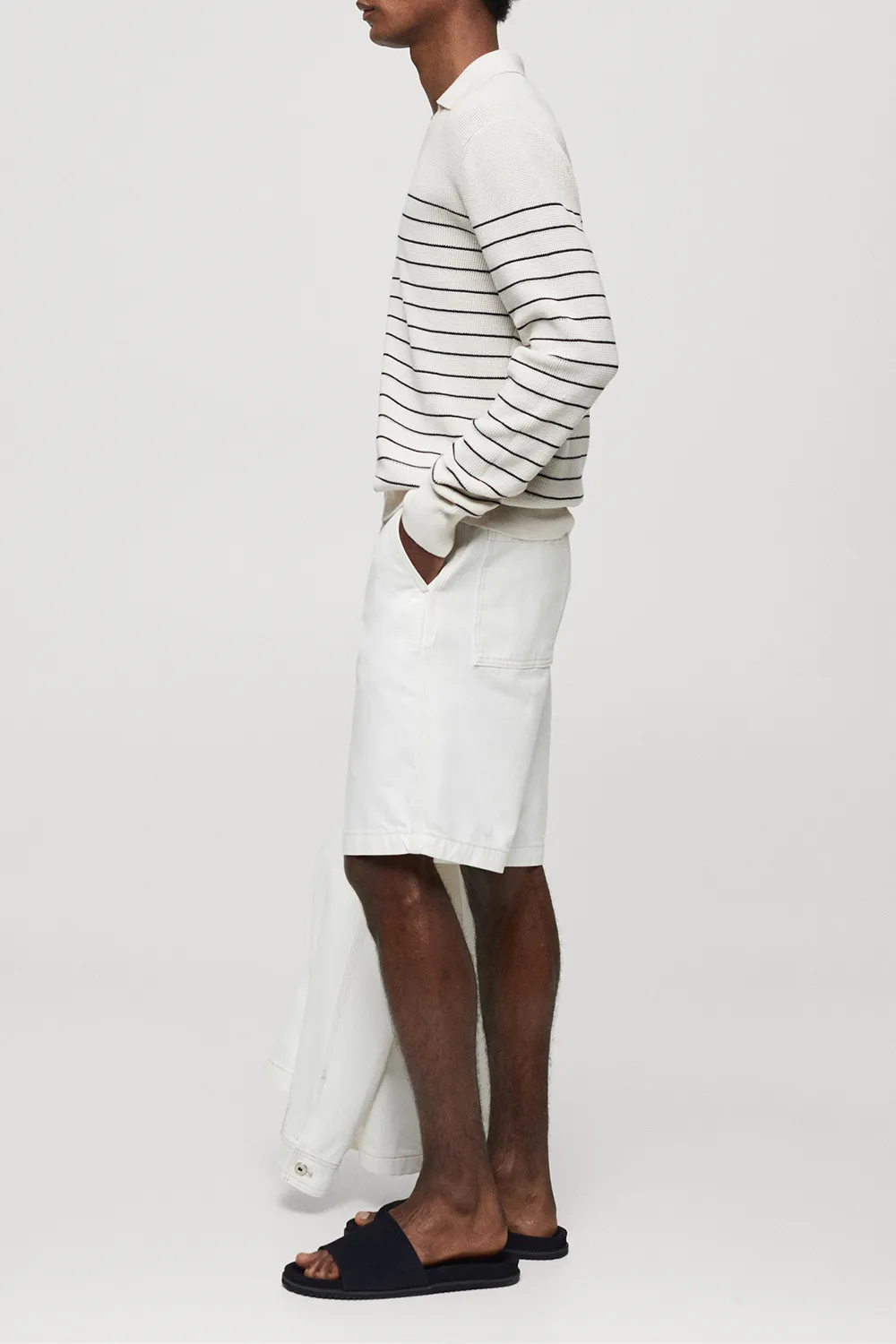 Denim Casual Style Shorts