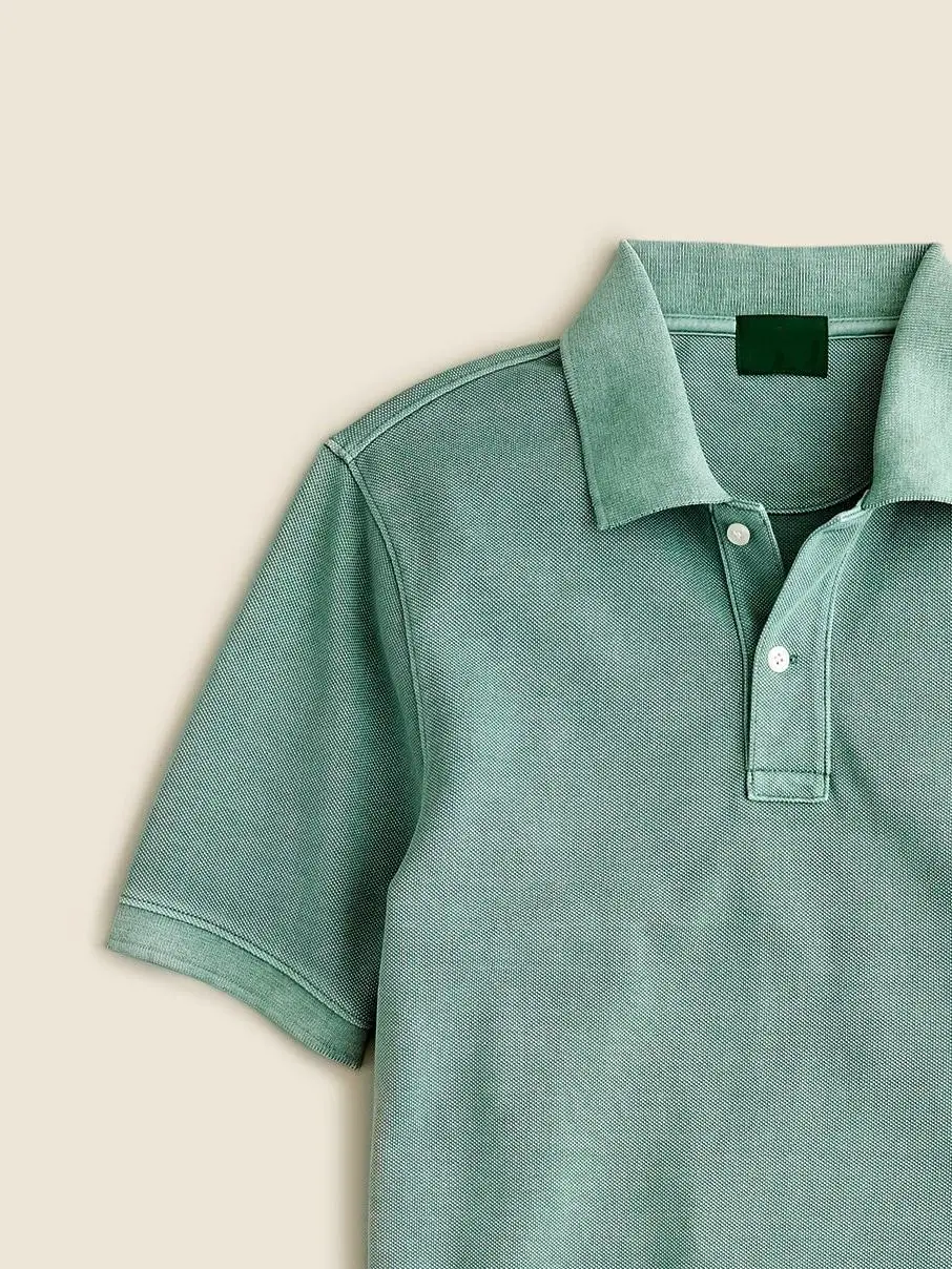 Light Green Short Sleeve Polo Shirt