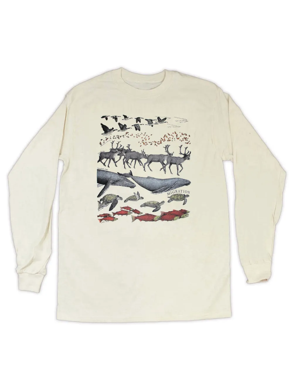 Animal Print Round Neck Long Sleeved Women's Top