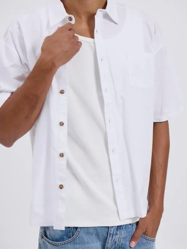 Casual Soft And Comfortable Daily White Shirt