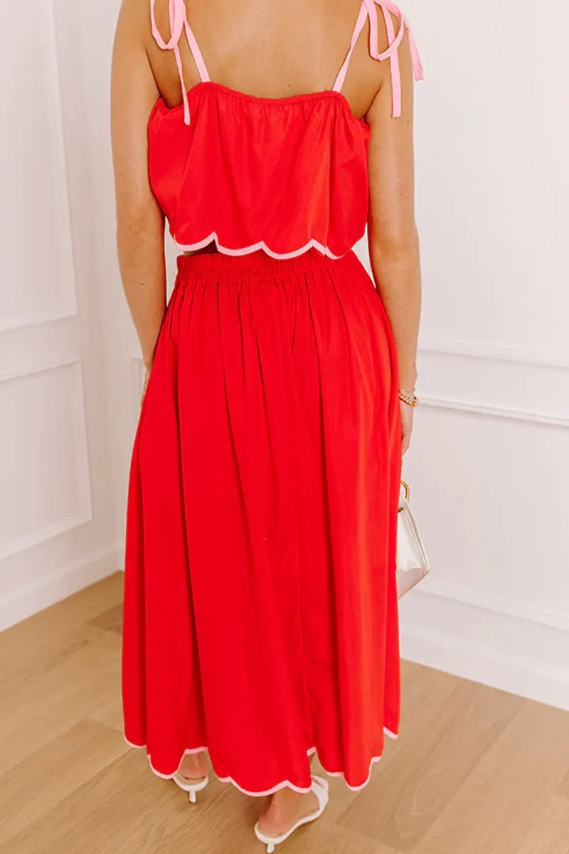 Loose Simple And Elegant Half-Length Skirt