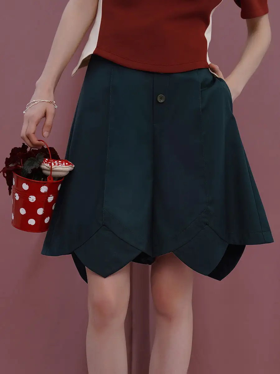 Airy Market Everyday Casual Polyester Shorts